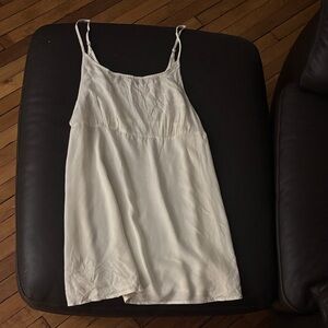 Free People Elegant Cream Slip Dress
